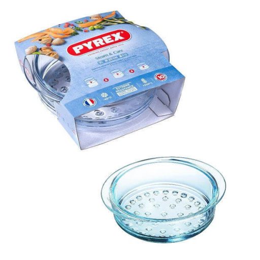PYREX üveg pároló 4l 24cm