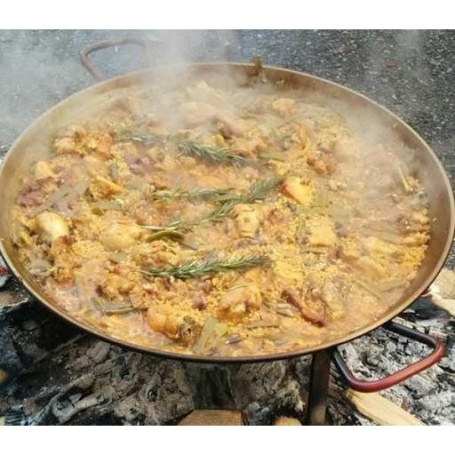 Tapadásmentes acél paella szeletsütő 40cm