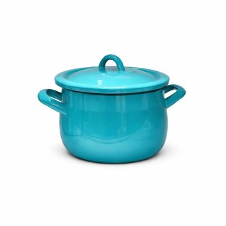 Zománcozott domború magas lábas 16cm, 2,2 liter