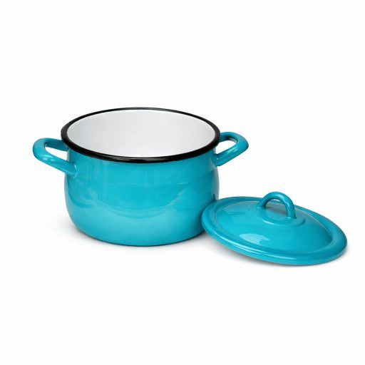 Zománcozott domború magas lábas 16cm, 2,2 liter