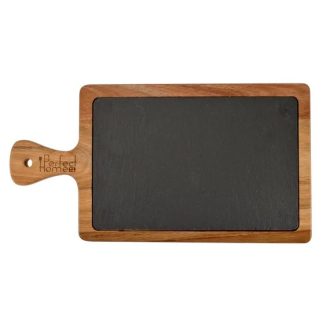 Elegáns Pala Nyeles Tálaló Akáciafa Tartóval  26*18 cm