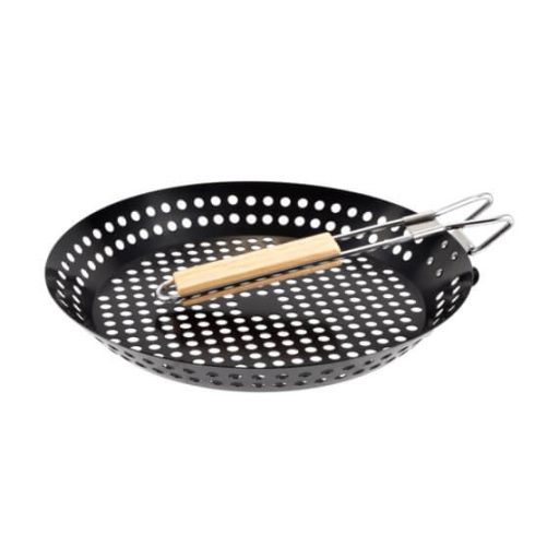 BBQ serpenyő, gesztenyesütő 31*3,5 cm