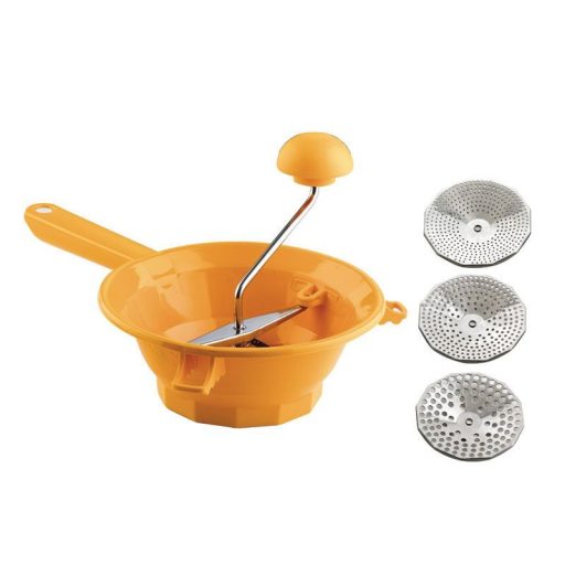 Hal és paradicsompasszírozó műanyag 3 betéttel 24cm Tilly