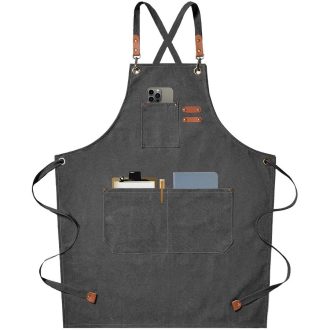 Vastag Vászon BBQ Kötény 68×75 cm