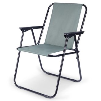 Összecsukható kempingszék 54×44,5×72,5cm, szürke