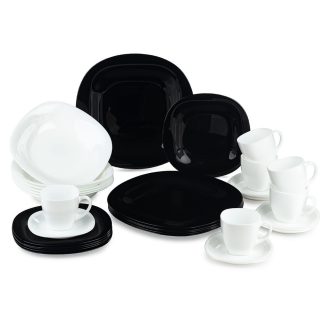 Étkészlet 30db Luminarc Carine Black&White