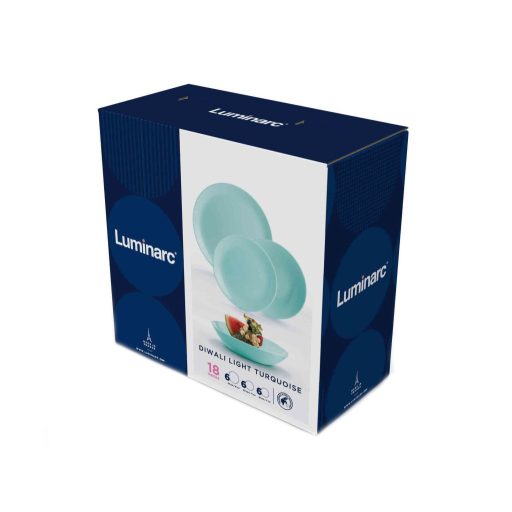 Étkészlet 18db Luminarc Diwali Light Turquoise