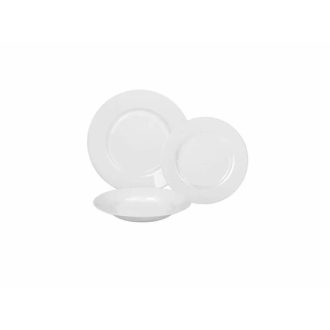 Luminarc Plumi 18 db-os Étkészlet fehér