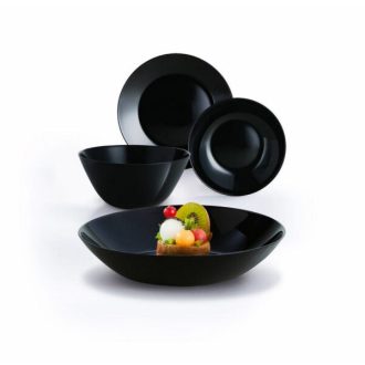 ZELIE BLACK étkészlet – 19 részes