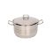 Inox lábas fedővel 21 liter