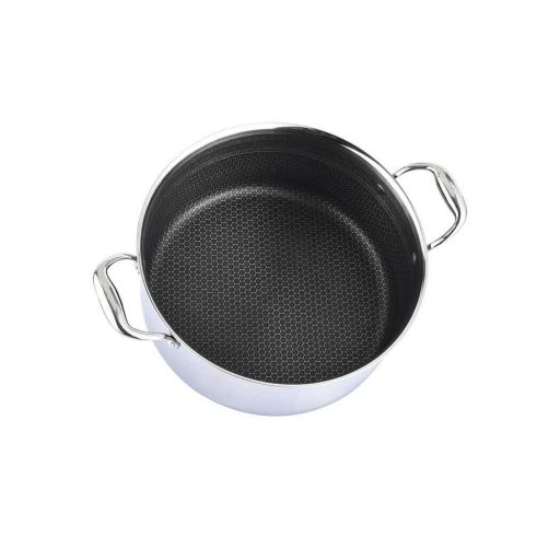 Lábas rozsdamentes acélból 28cm