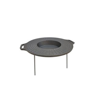 Öntöttvas tárcsa középen sütővel 49cm