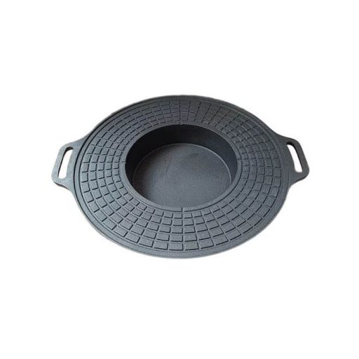Öntöttvas tárcsa középen sütővel 49cm