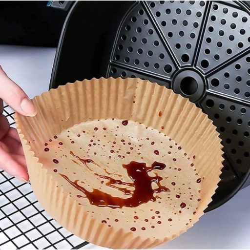 Kerek Air Fryer Sütőpapír 20cm, 50 darabos