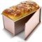 Tapadásmentes Kenyérsütő Forma Fedővel – Rozéarany, 550 g (20,8×12×11 cm)