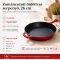 Zománcozott Öntöttvas piros serpenyő 26cm