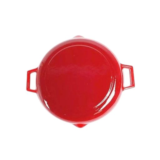 Zománcozott Öntöttvas piros Grill Szeletsütő 31cm